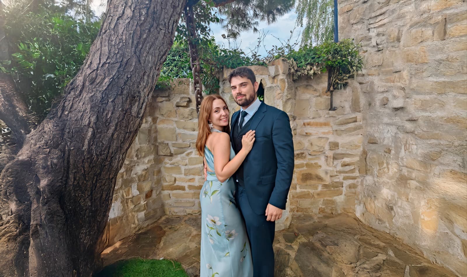 Foto reciente de la pareja